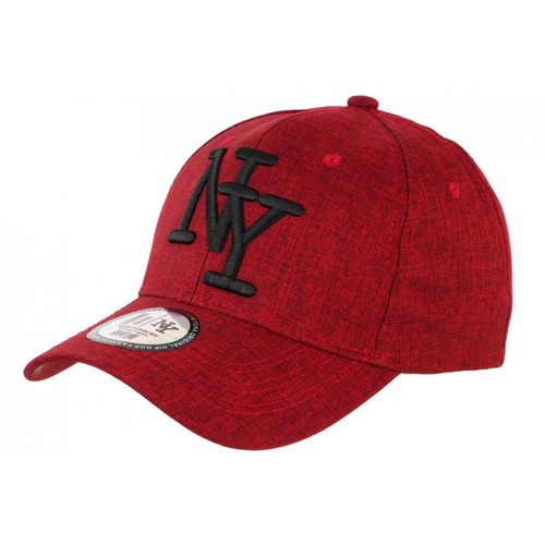 Casquette rouge denim jean - casquette,