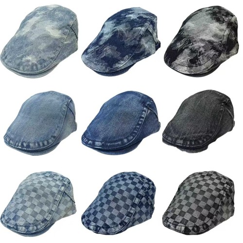 Béret jean casquette - béret,